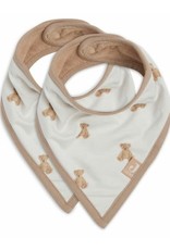 Jollein Slab Bandana Teddy Bear - 2 Stuks