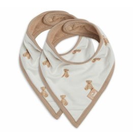 Jollein Bavoir Bandana Teddy Bear - 2 pièces