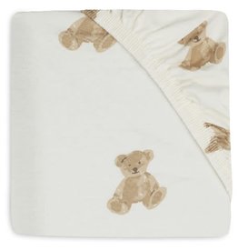 Jollein Drap-housse Jersey 60x120cm - Teddy Bear