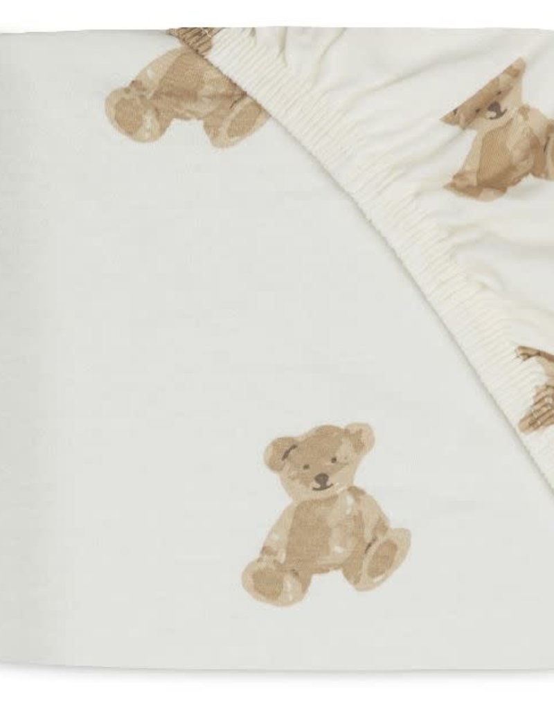 Jollein Drap-housse Jersey 60x120cm - Teddy Bear