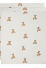 Jollein Cloth Muslin 70x70cm Teddy Bear - 3 pièces