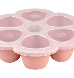Béaba Multiportions silicone - Old pink