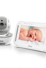 Alecto Baby DVM-200GS - Babyfoon met camera en 4.3" kleurenscherm, wit/grijs