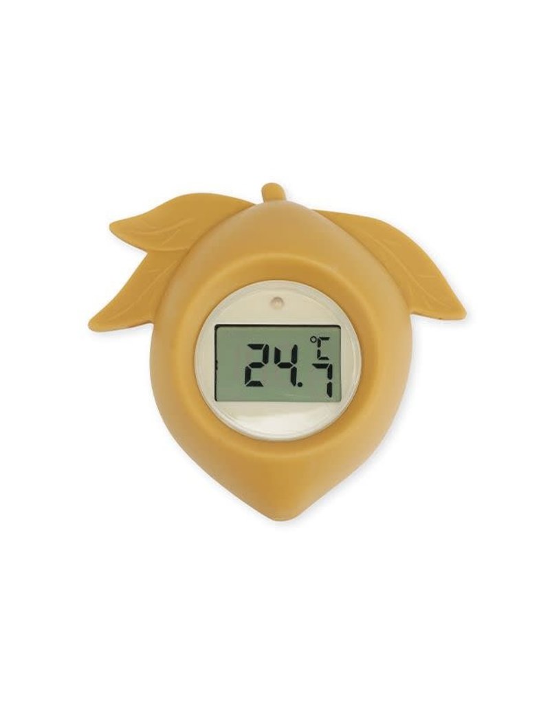 Konges Sløjd Silicone Badthermometer Lemon Honey Mustard