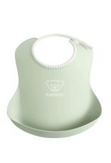 BabyBjörn Bavoir avec poche en BPA - Vert pastel