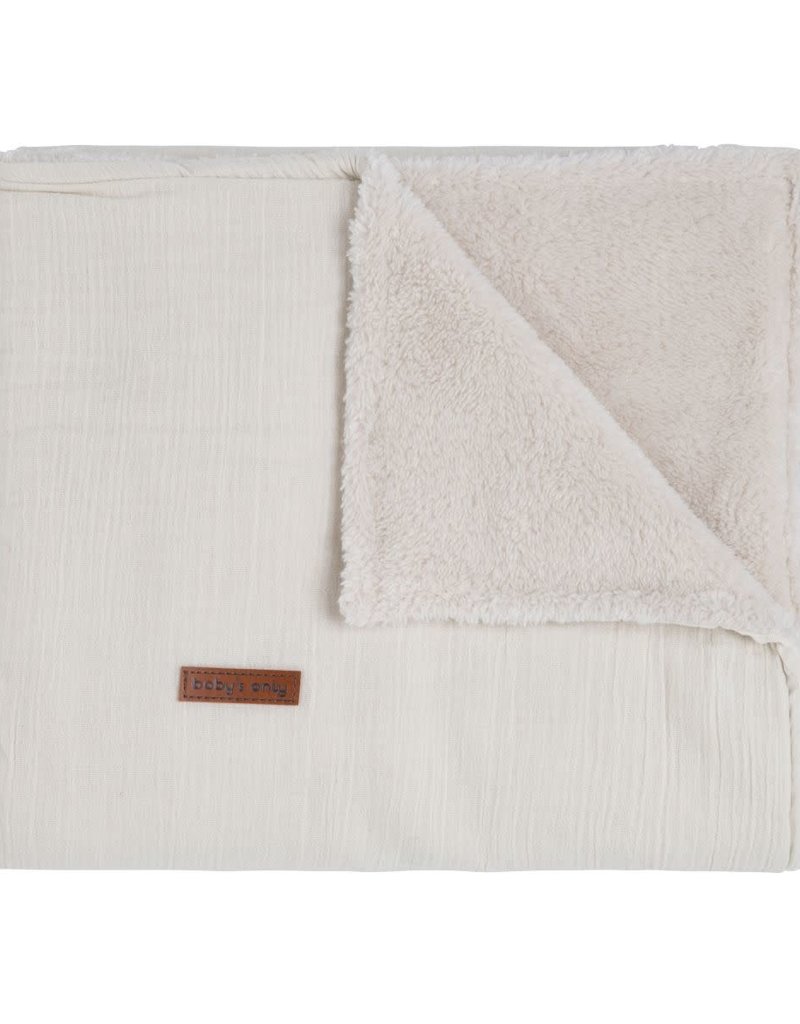 Baby's Only Wiegdeken teddy Breeze warm linen