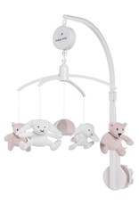 Baby's Only Muziekmobiel Sense oud roze/kiezelgrijs/wit