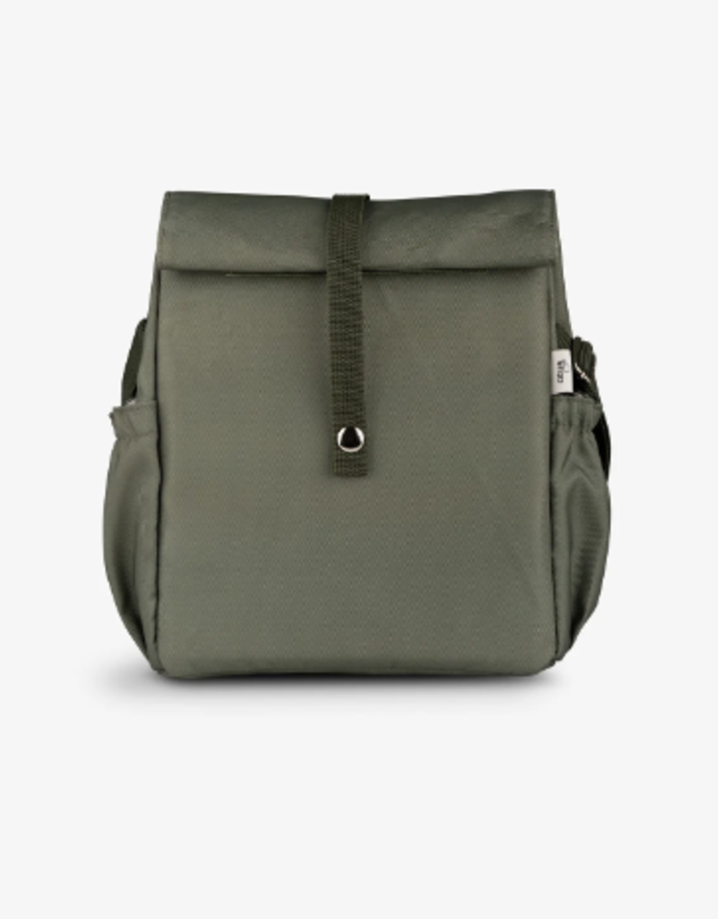 Citron Thermal Roll Up Lunch Bag Green