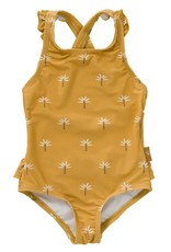 Fresk UV Tanksuit Girls Palmtree Ochre