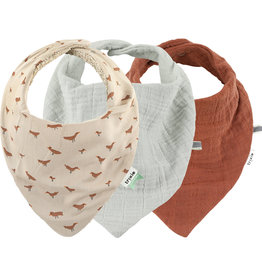 Trixie Bavoir bandana 3-pack mix - Babbling Birds