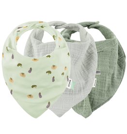 Trixie Bandana slab 3-pack mix - Friendly Vegetables