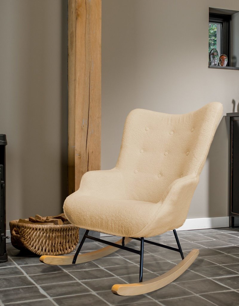 Aemely Rocking Chair Bouclette