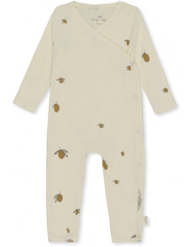 Konges Sløjd Newborn Onesie Lemon