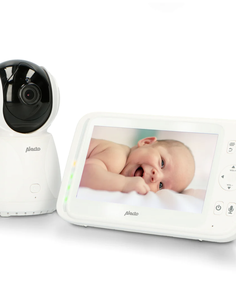 Alecto Baby DVM-275 - Babyfoon met camera - Kleurenscherm - Wit