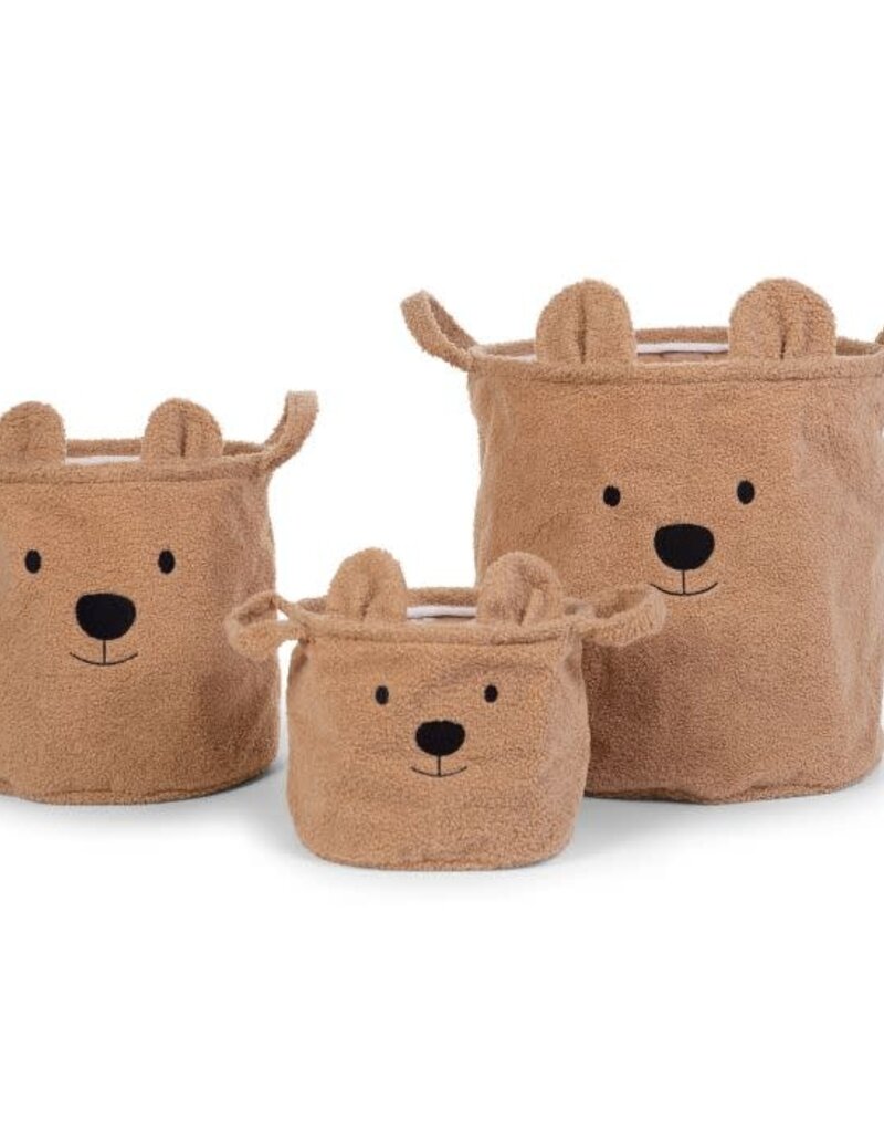 Childhome Teddy Manden - Set Van 3 - Beige