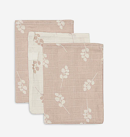 Jollein Hydrofiel Washandje 15x20cm Twig Wild Rose (3pack)