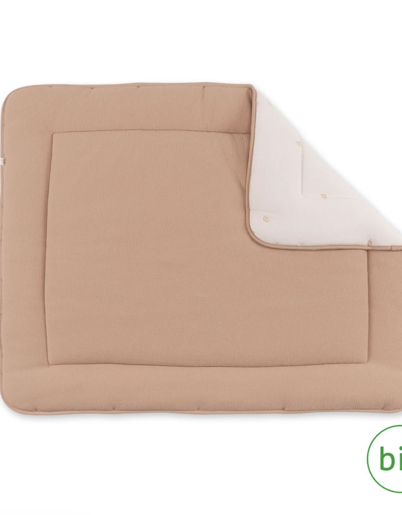 Bemini PARKLEGGER 75x95cm natuurlijk beige pady waffle + jersey bio - 219WAFLE85WU