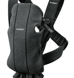 BabyBjörn BABY CARRIER MINI WITH COVER 3D Jersey Charcoal grey