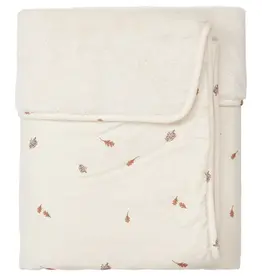 Koeka Wiegdeken Teddy Reversible Forest Treasures Warm White, 75x100