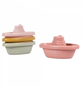 Stackable Bath Boats Roze