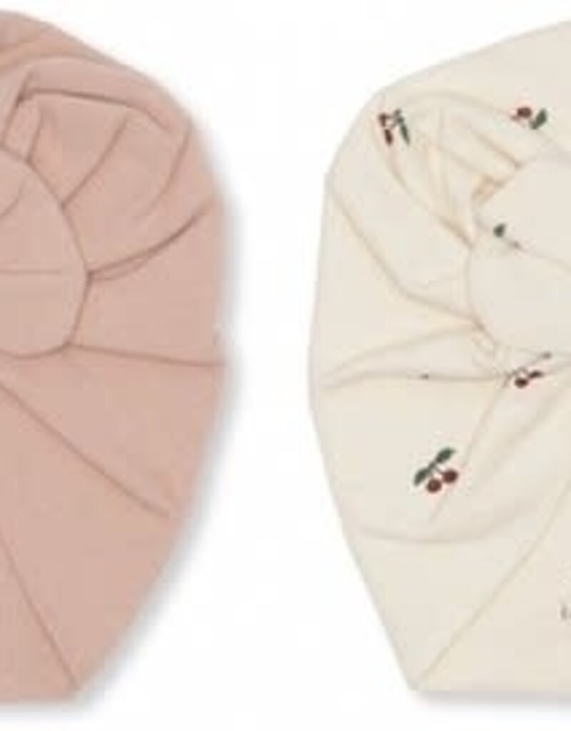 Konges Sløjd 2 Pack Bambi Bonnet- Cherry