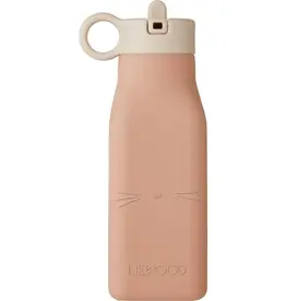 Liewood Silicone Water Bottle 350 ml - Cat/Rose