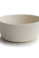 Mushie Silicone Suction Bowl - Ivory