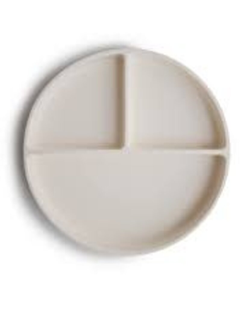 Mushie Silicone Suction Plate - Ivory