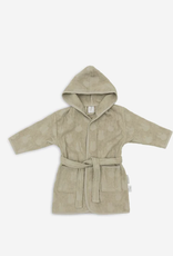 Jollein Bathrobe Terry Miffy Jacquard - Olive Green