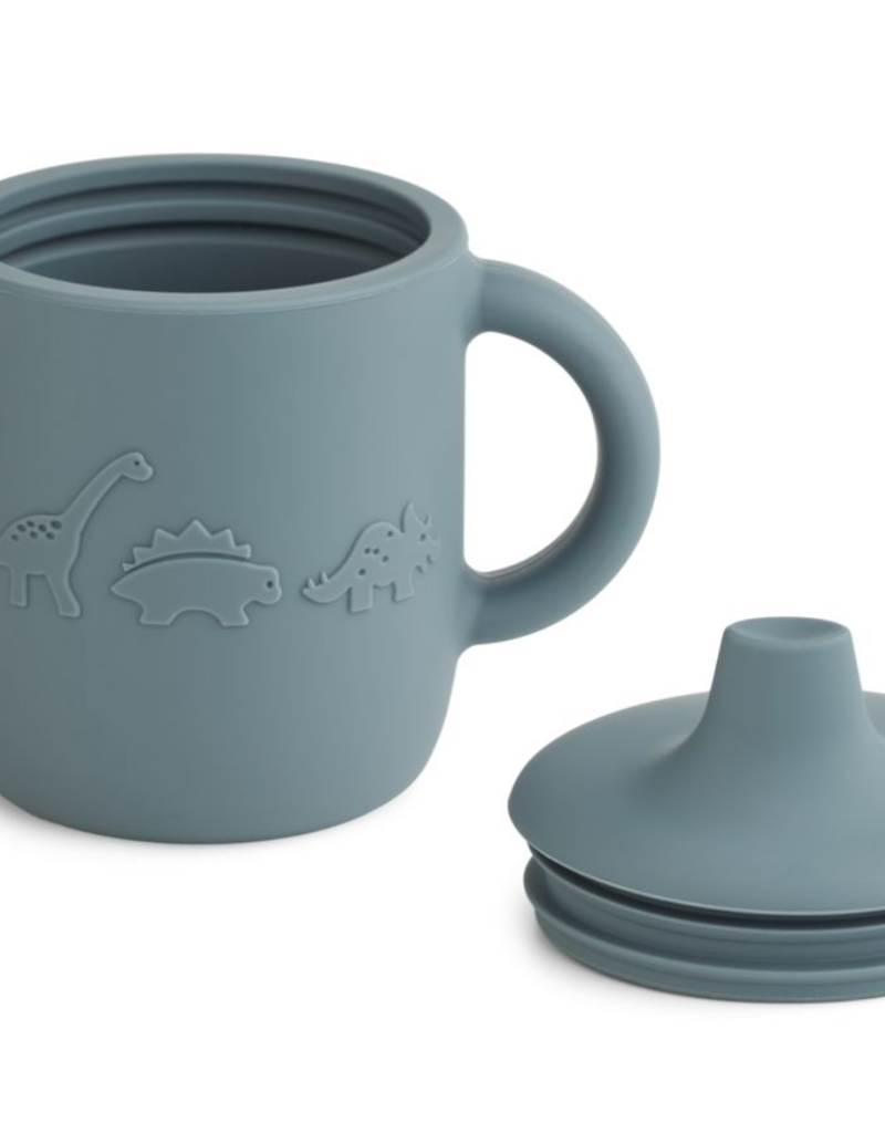 Liewood Gobelet en silicone Neil - DINO WHALE BLUE