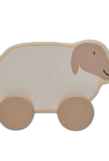 Jollein Jouet Voiture en Bois 11x9x6cm Farm - Lamb