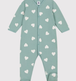 Petit bateau Pyjama bébé - coeur en molleton