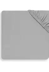Jollein Fitted Sheet Cot Jersey 70x140/75x150cm - Soft Grey