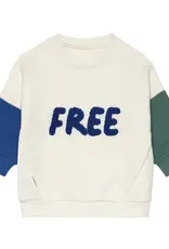 Lässig Kids sweater little gang free milky 7-12m