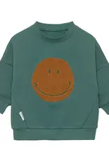 Lässig Kids sweater little gang smile ocean green 7-12m