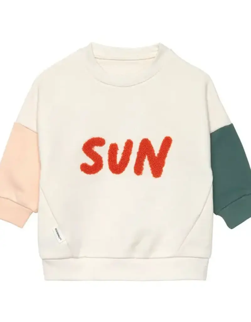 Lässig Kids sweater little gang sun milky 1-2 years