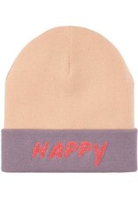 Lässig Merino beanie little gang happy light rose/lilac 3-6 years