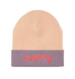 Lässig Merino beanie little gang happy light rose/lilac