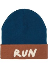 Lässig Merino beanie little gang run brown/blue