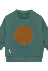 Lässig Kids sweater little gang smile ocean green 1-2 years