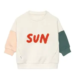Lässig Kids sweater little gang sun milky 7-12 m