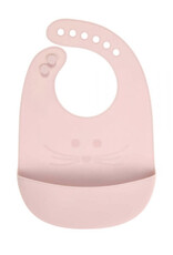 Lässig Silicone Bib, Little Chums Mouse Rose