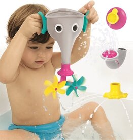 Yookidoo Baby Badspeeltje Plezier met de Olifant Douche Funelefun Grijs