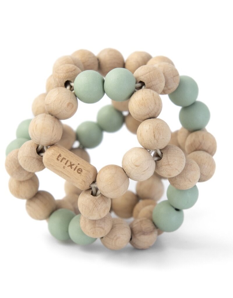 Wooden beads ball - Mint