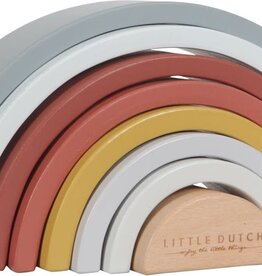 Little Dutch Pure & Nature Houten Stapelaar Regenboog FSC