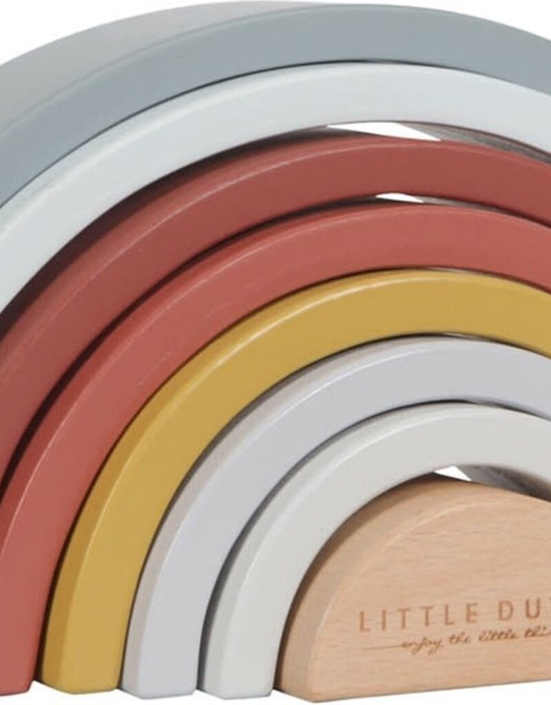 Little Dutch Pure & Nature Houten Stapelaar Regenboog FSC