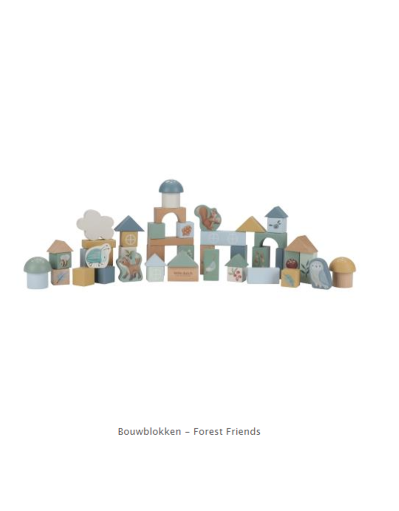 Little Dutch Bouwblokken - Forest Friends