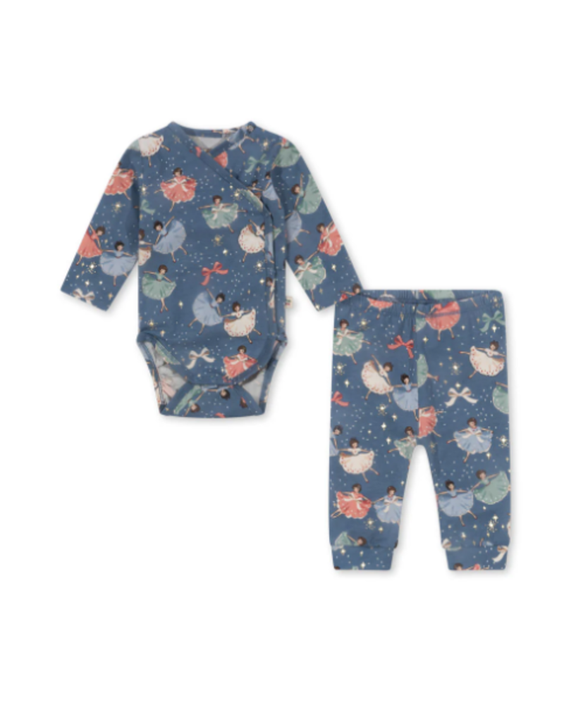 Konges Sløjd Ensemble basic croisé snow bow ballerina
