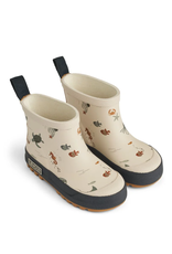 Liewood Tekla short printed rain boot Sea creature / Sandy