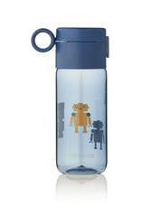 Liewood Clemence Bottle 350 ml Robots / Indigo blue